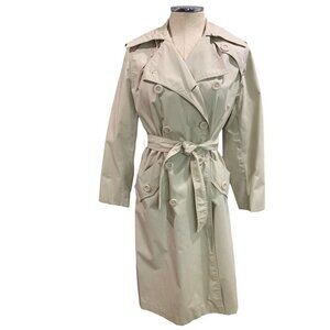 Size 9/10 Young Rebels Women's Belted Trench Coat Double Breasted Flaw